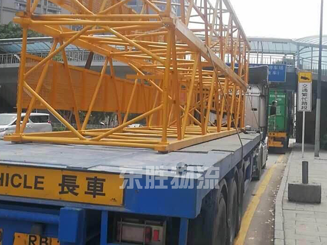 大型鋼材出口專線，建筑材料運(yùn)輸至香港，超重鋼材香港物流往返運(yùn)輸案例：
