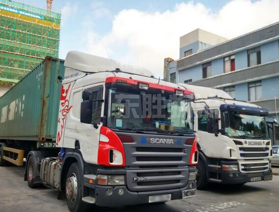 佛山發(fā)貨到香港，整車往返香港物流專線，深圳東勝物流中港拖車行